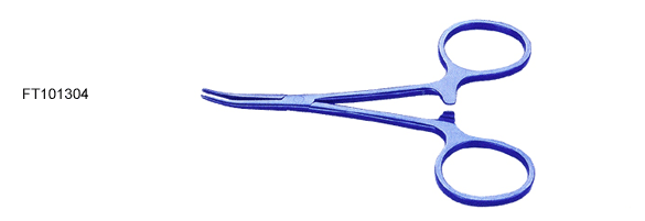 Ophthalmic Surgical Instruments - Hartmann Curved Hemostatic Mosquito Forceps