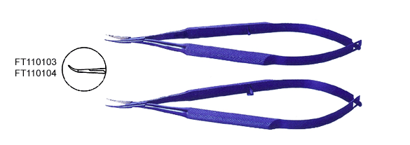 Ophthalmic Surgical Instruments - Barraquer Needle Holder-Curved
