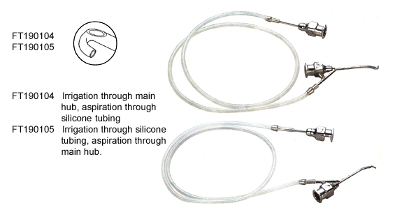 Ophthalmic Surgical Instruments - FT190104--Vukich Irrigating-Aspirating Cannula FT190105--Vukich Reverse Irrigating-Aspirating Cannula